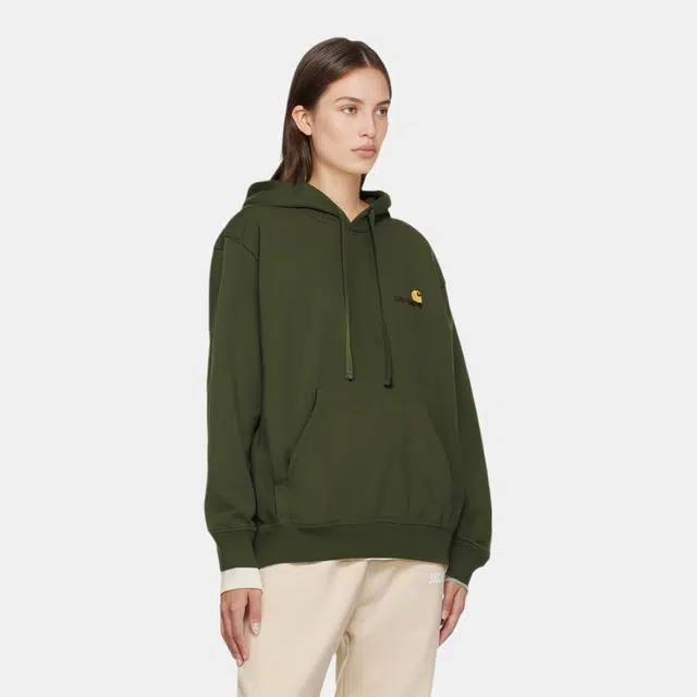 Carhartt WIP American Script FW24 Hoodie Green