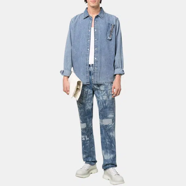 Diesel Denim Shirt Light Blue