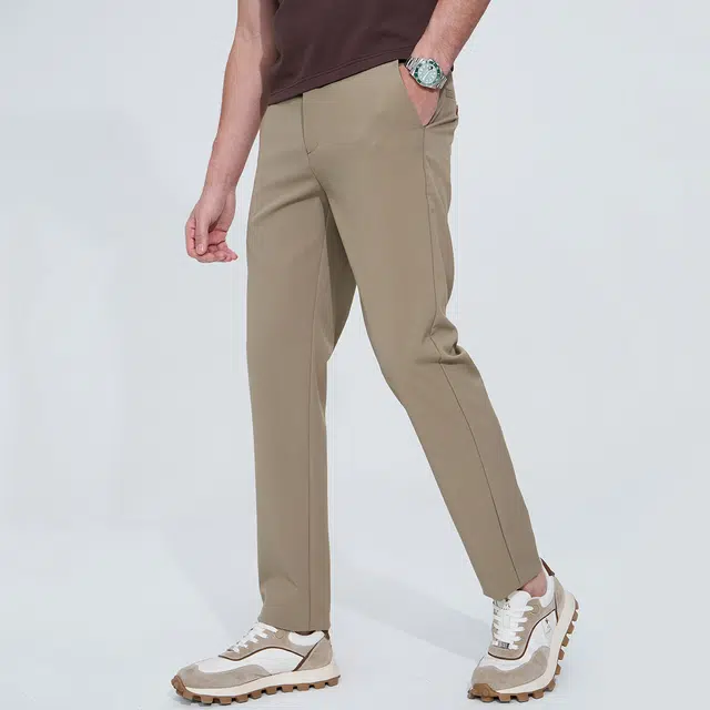 与狼共舞 时尚百搭商务都市同人日常通勤休闲裤 男款