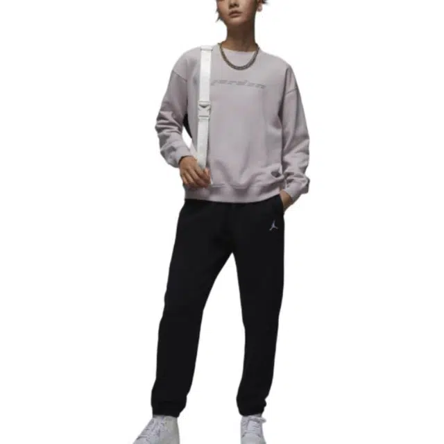 Jordan Brooklyn Fleece White Gold Purple