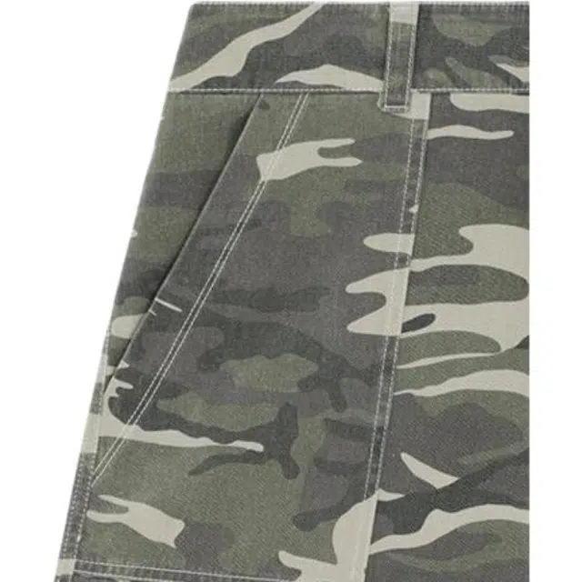 WE11DONE SS24 Camo Cargo Shorts