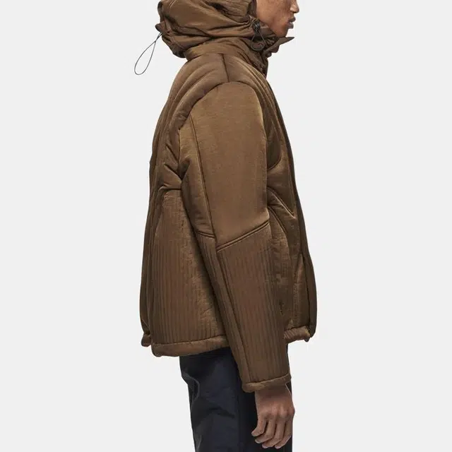 A-COLD-WALL* Nylon Hooded Jacket Brown