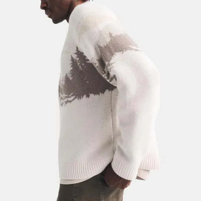 Abercrombie & Fitch Oversized Ski Pattern Sweater