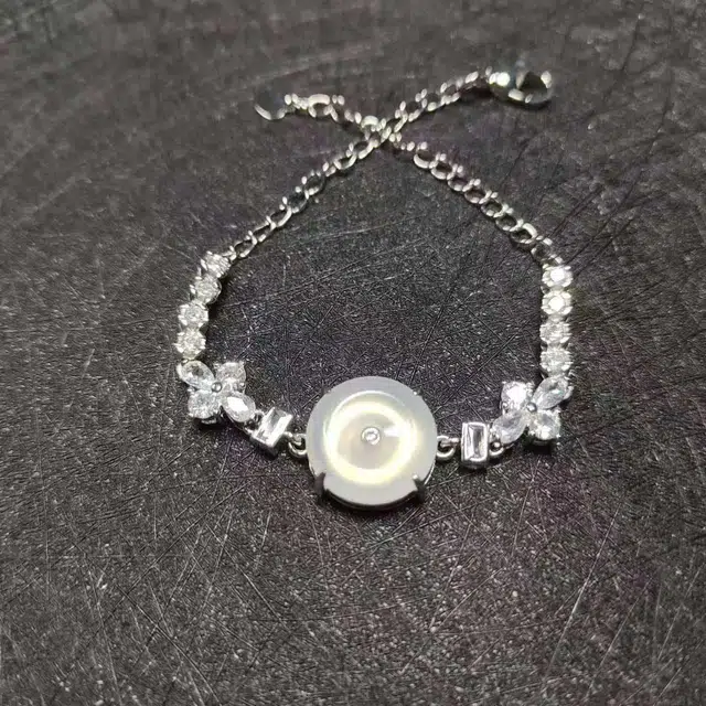 识恩 精致简约时尚优雅#好运 玉髓 手链 女款