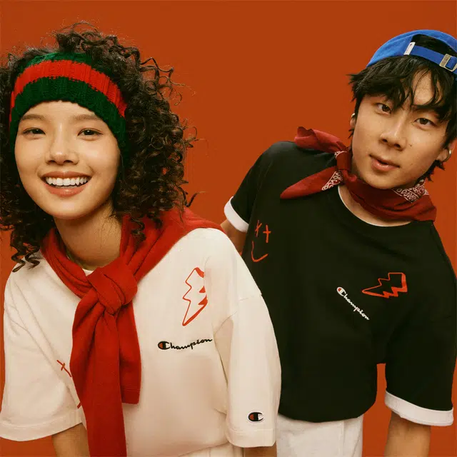 Champion SS23 Embroidered Logo Tee