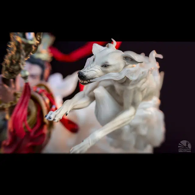 开天工作室 神话系列 开天工作室角色 神将杨戬 雕像