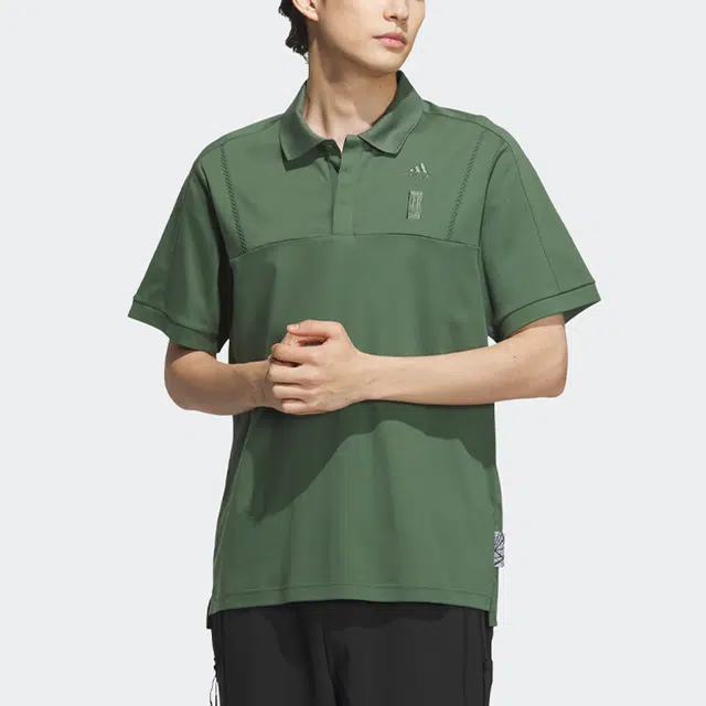 adidas Wuji Premium Polo Shirt Short LogoPolo