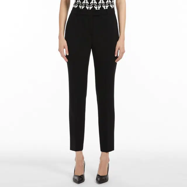 MaxMara Jerta High Waist Tapered Pants Black