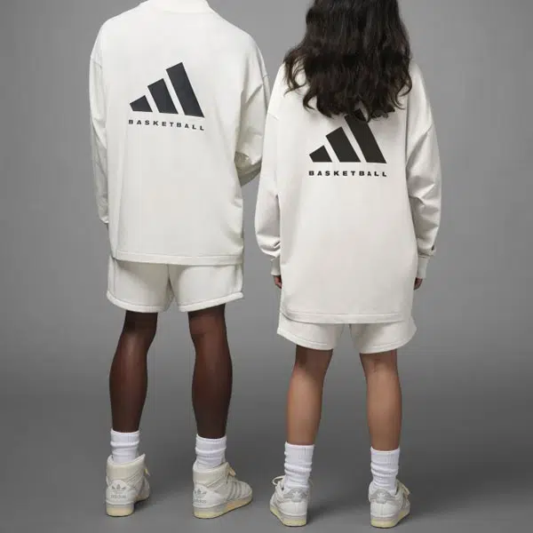 adidas originals Basketball Chapter 1tee Lscloudwhit LogoT