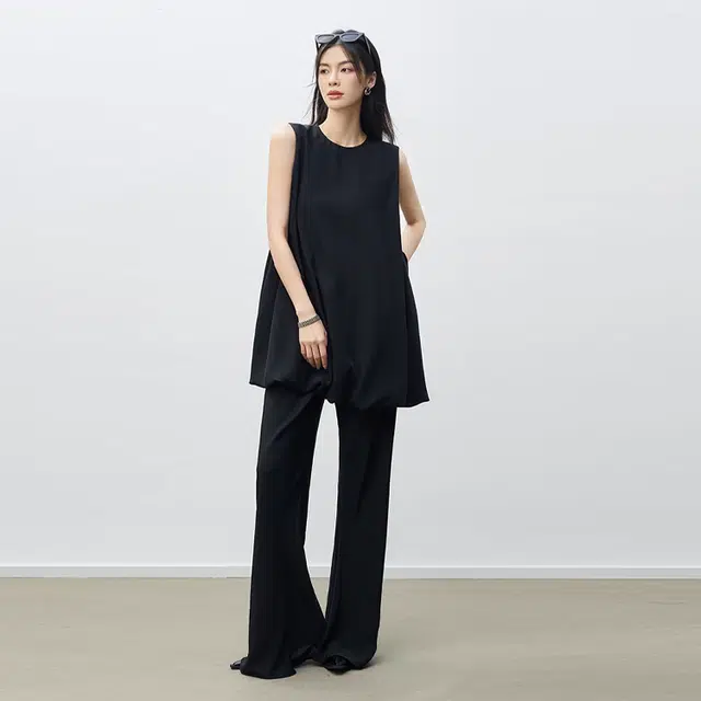 美洋 超轻直筒阔腿休闲裤 女款