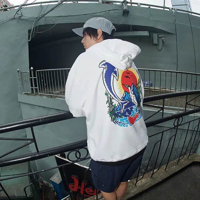 POLAR SKATE CO Mt. Fuji Hoodie Logo