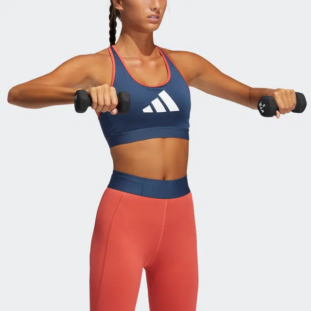 adidas Drst 3 Bar Bra Logo