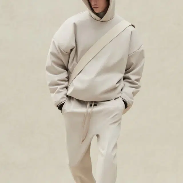 Fear of God SS23 ETERNAL Fleece Hoodie Light Oatmeal