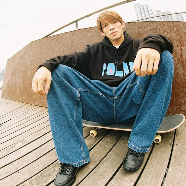 POLAR SKATE CO Cut Hoodie Logo
