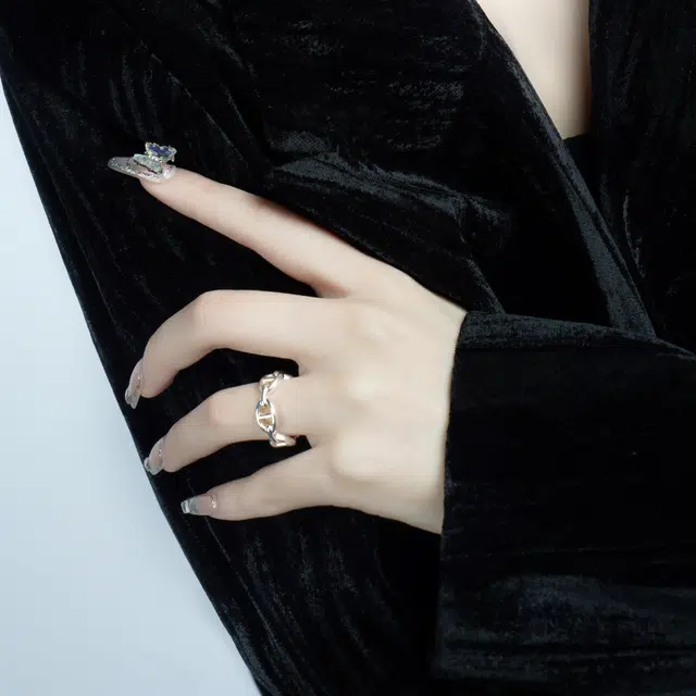 Hermes Chaine d'Ancre Enchainee Ring