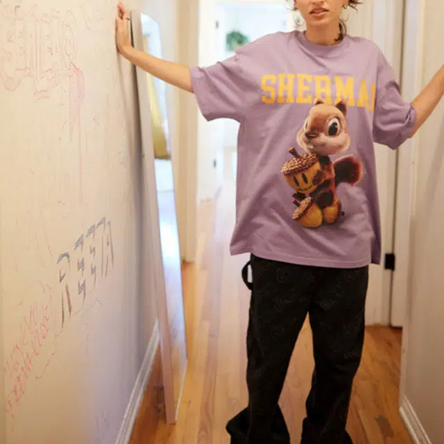 Drew House FW22 3d Sherman Ss Tee Lavender T