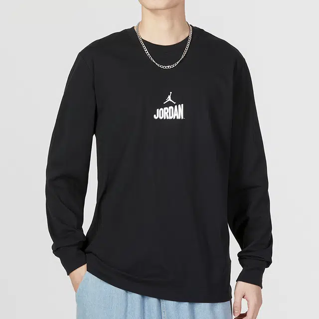Jordan As M J Flt Mvp Ls Crew LogoT
