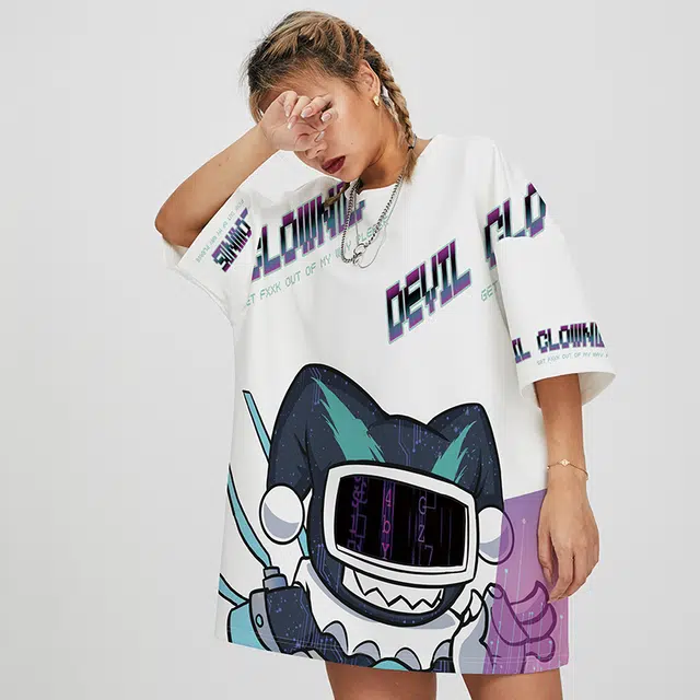 x devil clown T