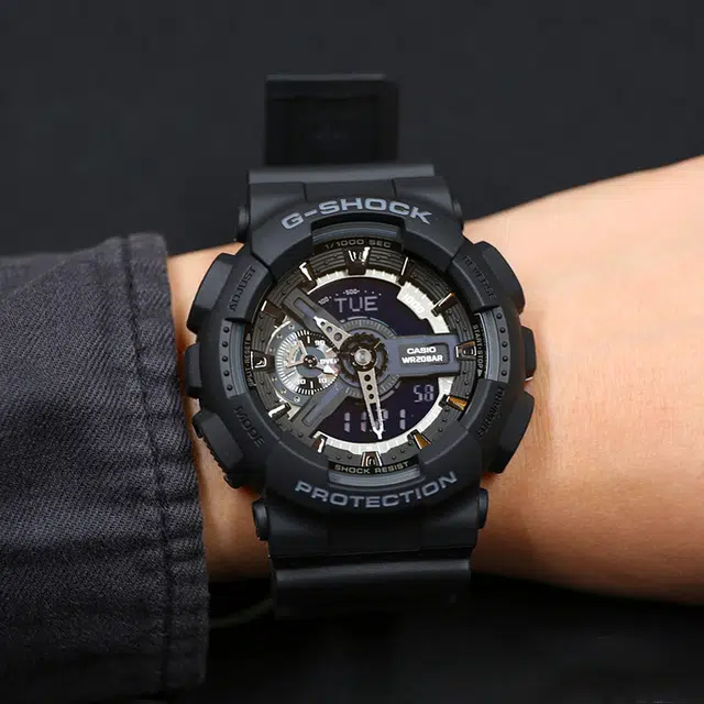 Casio G-Shock GA-110-1B + Baby-G BA-110BC-1A