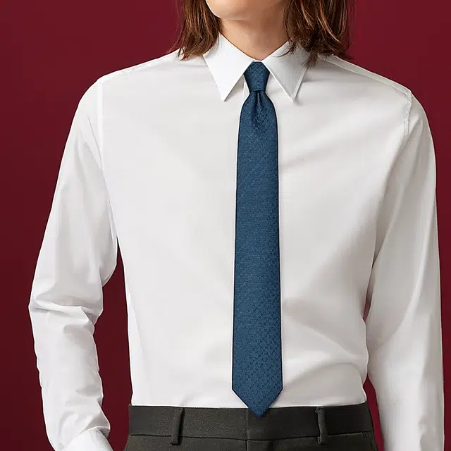 HERMES Faconnee New H Bleu De Chine