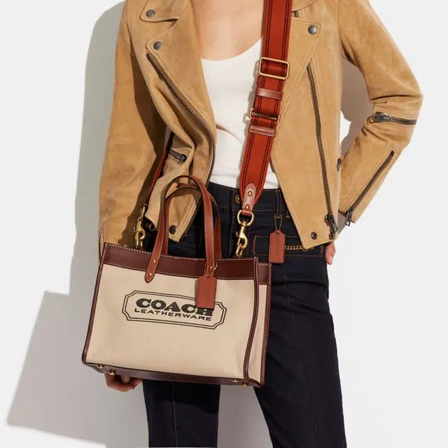 COACH Field 30 Logo Tote