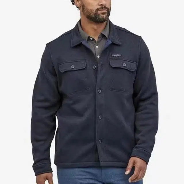 patagonia Better Sweater Shirt Jacket Logo