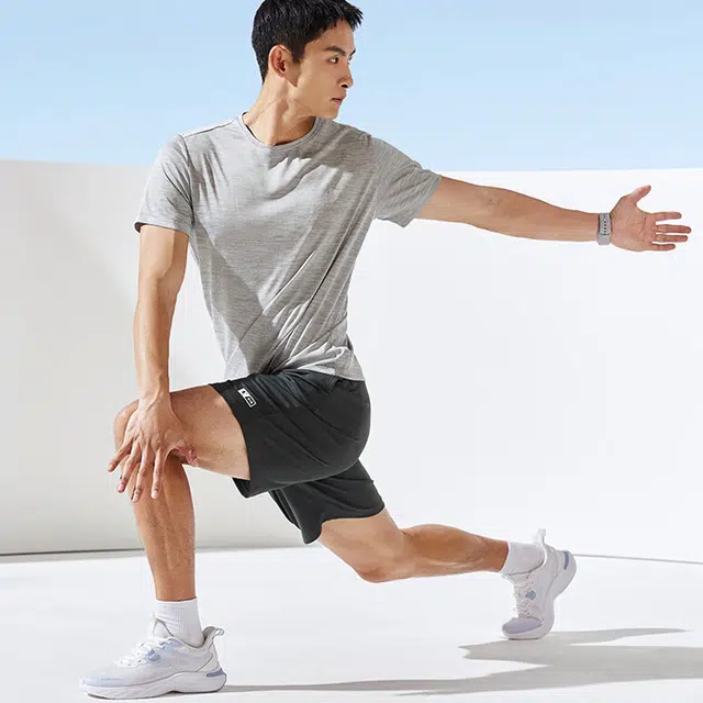 乔丹 纯色松紧腰五分休闲短裤 男款