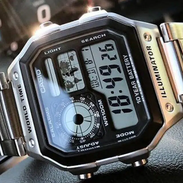 Casio AE-1200WHD-1A+ A158WA-1