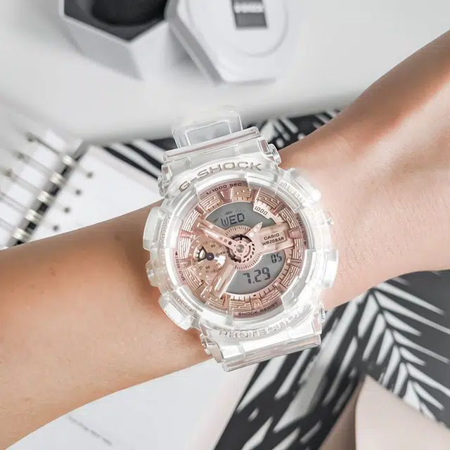 CASIO G-SHOCK BABY-G GM-110-1A+GMA-S120SR-7AER