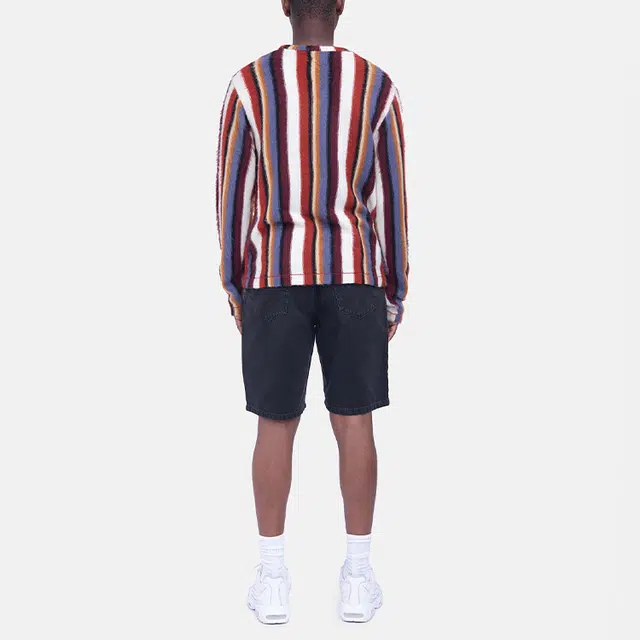 Stussy SS22 Vertical Striped Knit Crew