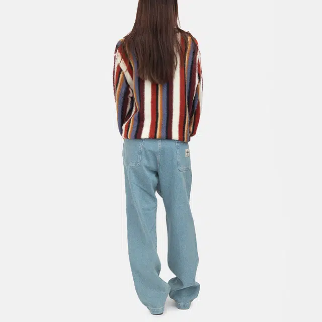 Stussy SS22 Vertical Striped Knit Crew