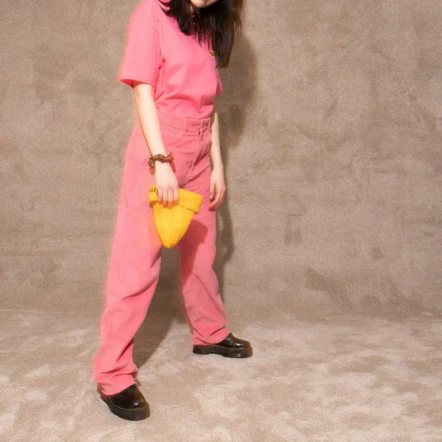 Drew House logo Doodle Joy Ss Tee Hot Pink T