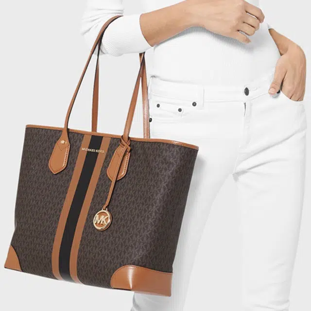MICHAEL KORS Eva LOGO Tote