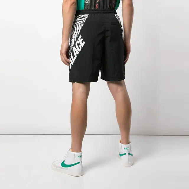 PALACE Swirl Shorts Black White