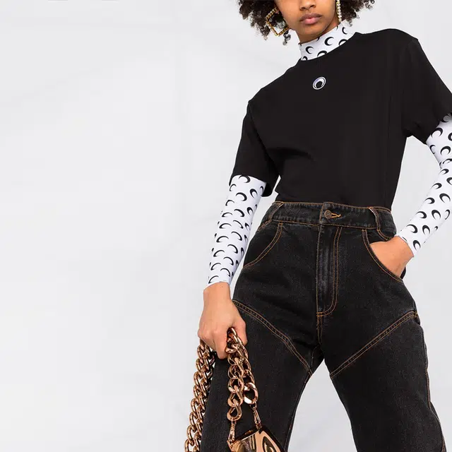 marine serre SS21 LogoT