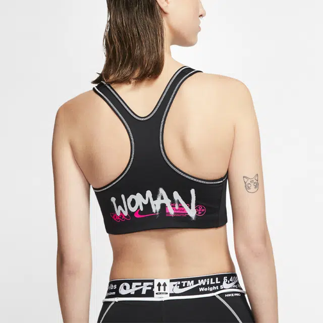 Nike x OFF-WHITE Dri-FIT Sports Bra Black