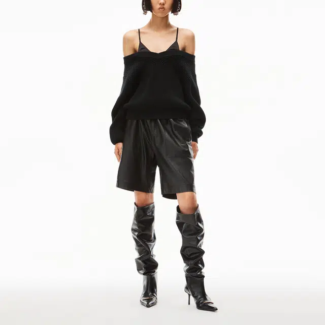 Alexander Wang SS22 Satin Strap Sweater