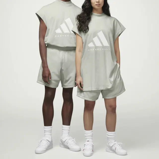 adidas Basketball Sleeveless Tee Logo