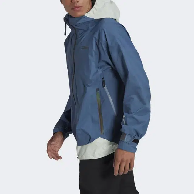 adidas Terrex Myshelter Gore-Tex Active Rain Jacket Blue