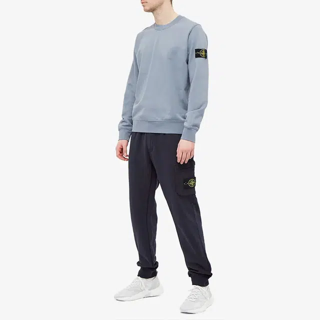 STONE ISLAND Garment Dyed Crew Sweat