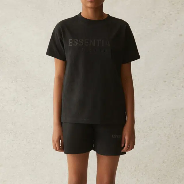 Fear of God Essentials SS21 Kids Short Sleeve Tee Stretch Limo LogoT