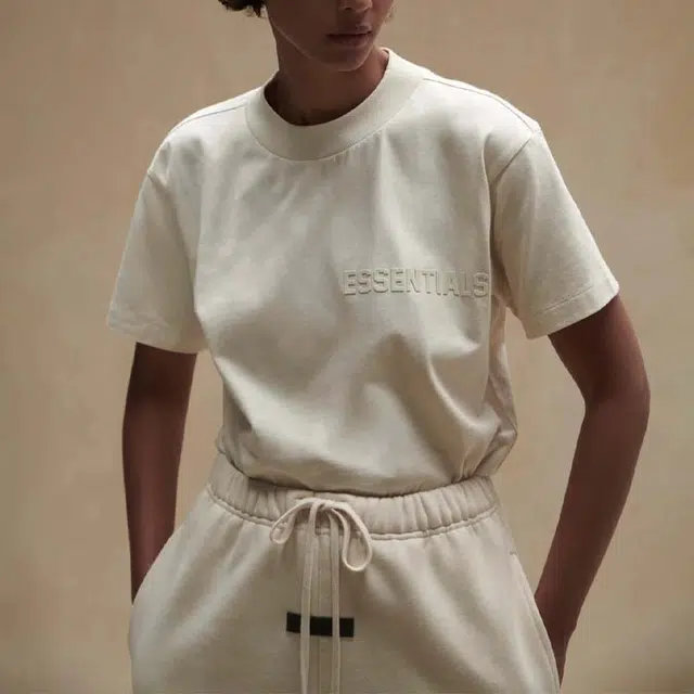 Fear of God Essentials FW22 Womens Ss Tee Canary T