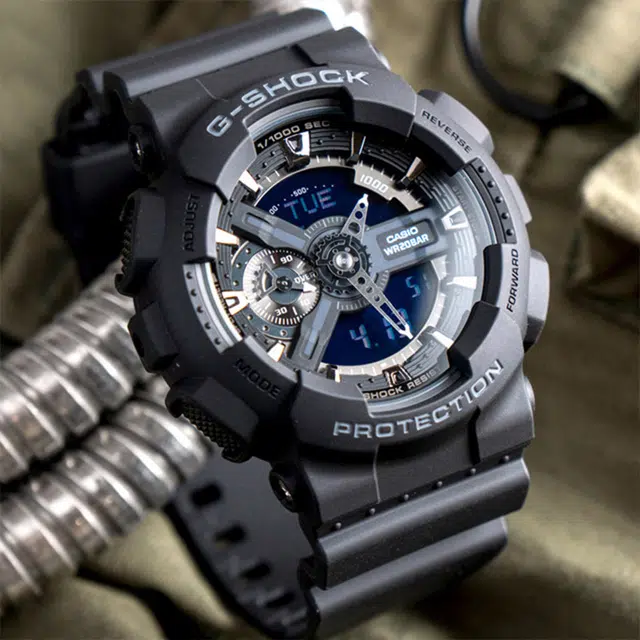CASIO G-SHOCK BABY-G GA-110-1BDR+BA-110GA-7A2PR