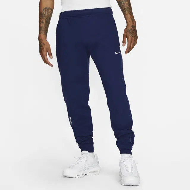 Nike x Drake NOCTA Cardinal Stock Fleece Pants Logo