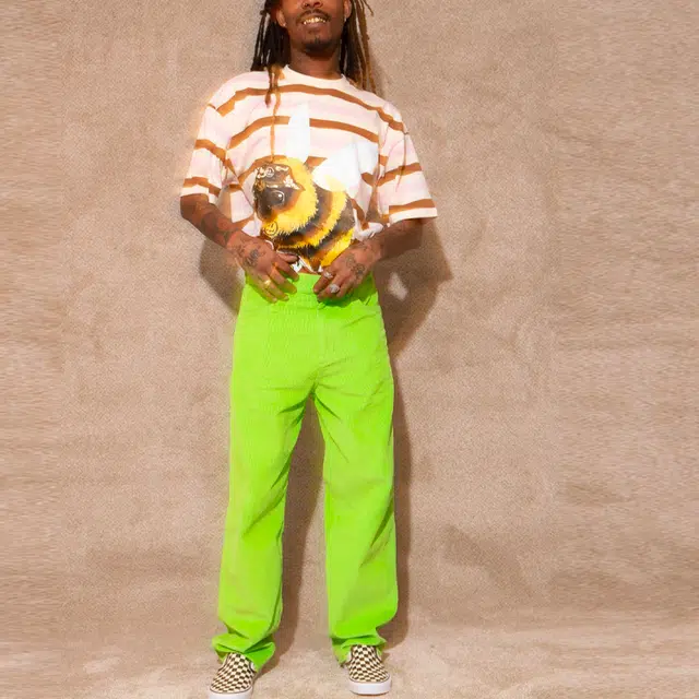 Drew House Bizzy Ss Tee Neapolitan Stripe