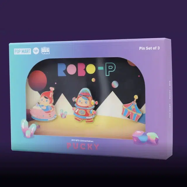 POP MART PUCKY BTS Badge