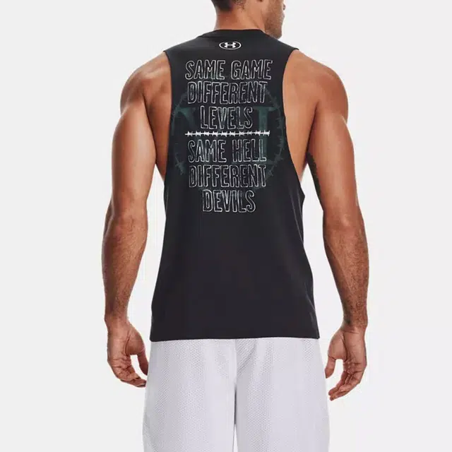 Under Armour Project Rock Running Tank Black