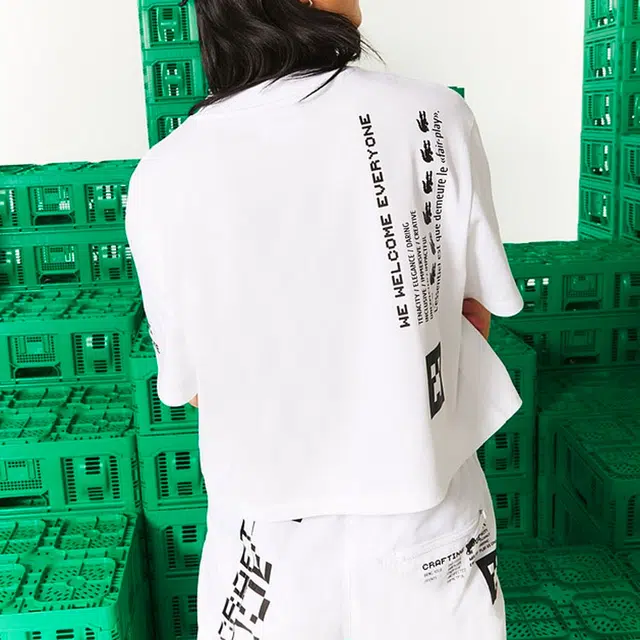 LACOSTE x minecraft SS22 logoT