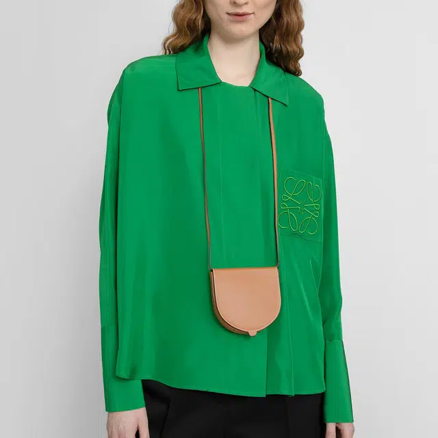 LOEWE Heel Bag Small Brown Caramel