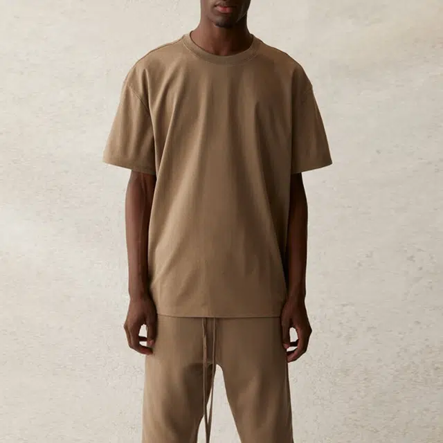 Fear of God Essentials SS21 Short Sleeve Tee Taupe LogoT